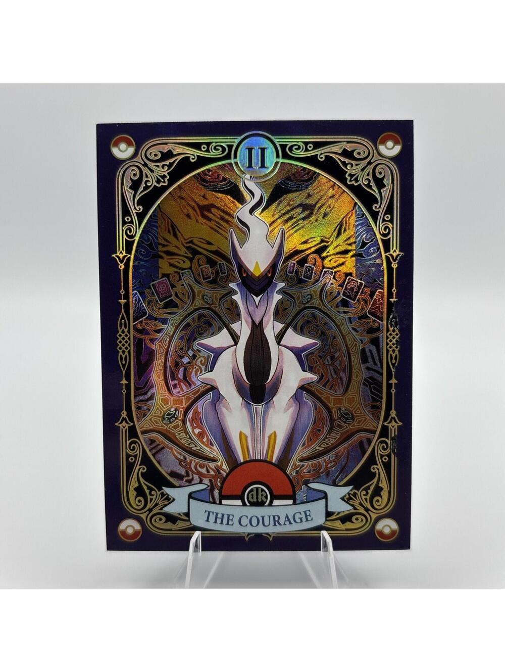 Pokemon Mengka 1.0 HIT - Serialized Arceus “The Courage” Tarot 152/558 - DK-002